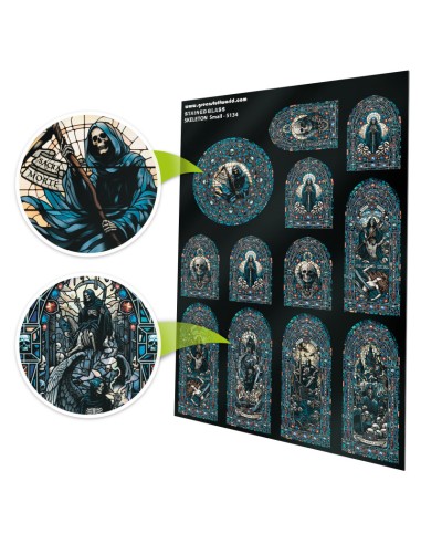 VIDRIERAS ESQUELETOS - PEQUEÑAS