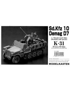 CADENAS PARA SD.KFZ 10 DEMAG D7  PLASTIC TRACK LINKS