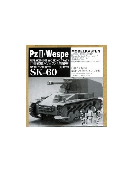 CADENAS PARA PANZER II/WESPE  PLASTIC TRACK LINKS