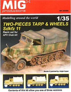 SdKfz 11 tarp & wheels