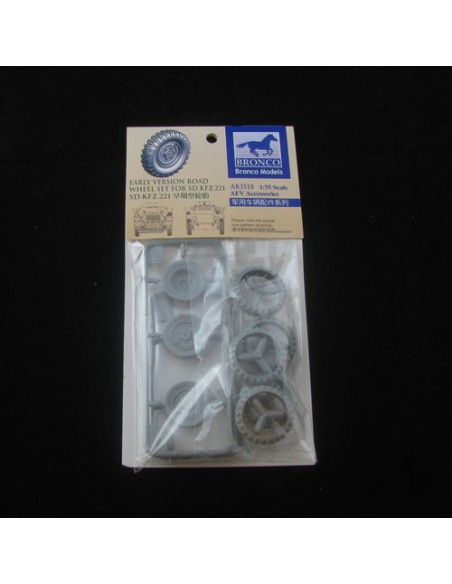 Early Version Road Wheel Set For Sdkfz.221