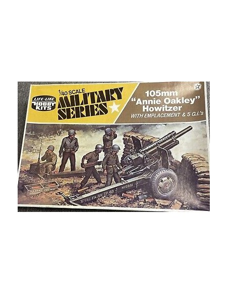 105 mm ANNIE OAKLEY HOWITZER WITH EMPLACEMENT