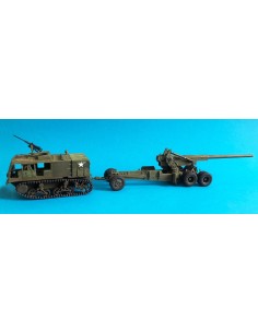 LONG TOM 155 mm GUN WIYH CARRIAGE TREADED TRACTOR 2