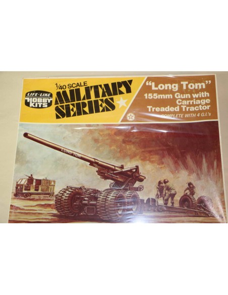 LONG TOM 155 mm GUN WIYH CARRIAGE TREADED TRACTOR