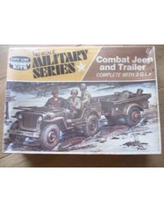 COMBAT JEEP AND TRAILER  LEER DESCRIPCION