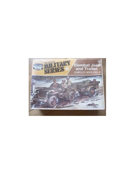 COMBAT JEEP AND TRAILER  LEER DESCRIPCION