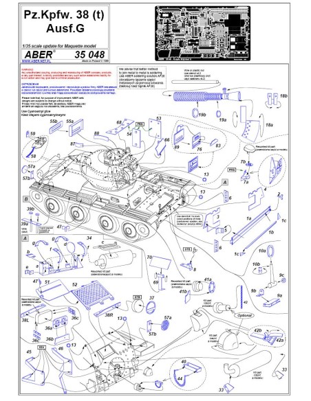 Panzer 38(t) Praga, Ausf. G (MAQUETTE)