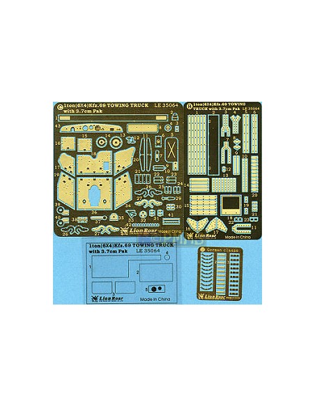 KFZ.69 TOWING TRUCK WITH 37mm PAK FOR TAMIYA 35259