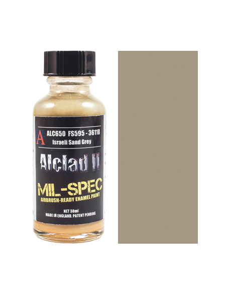 ALCLAD II MIL-SPEC E650 ALC-650 FS595-36118 ISRAELI SAND GREY