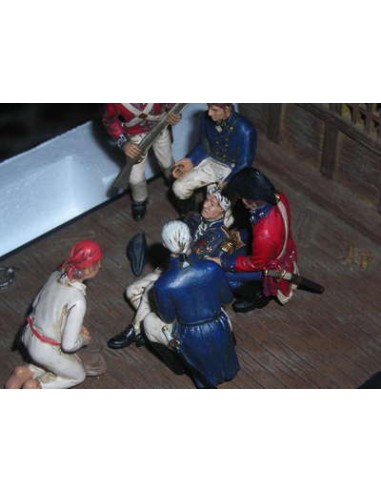 THE DEATH OF NELSON AT TRAFALGAR 1/32