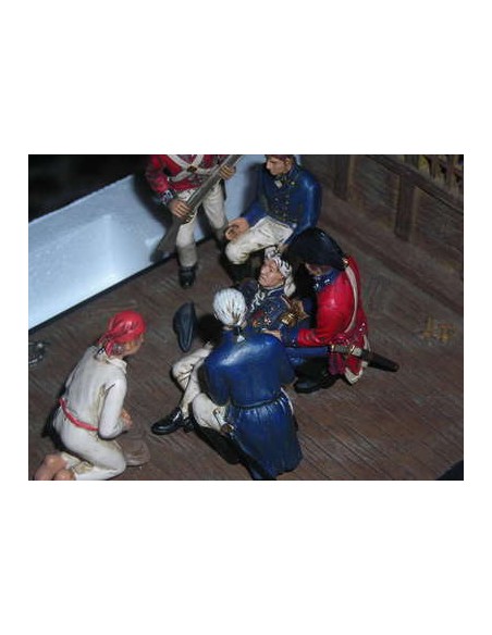 THE DEATH OF NELSON AT TRAFALGAR 1/32