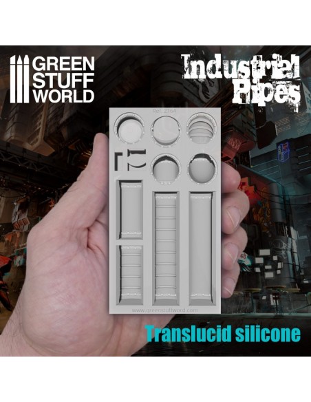 MOLDE SILICONA TUBERÍAS INDUSTRIALES