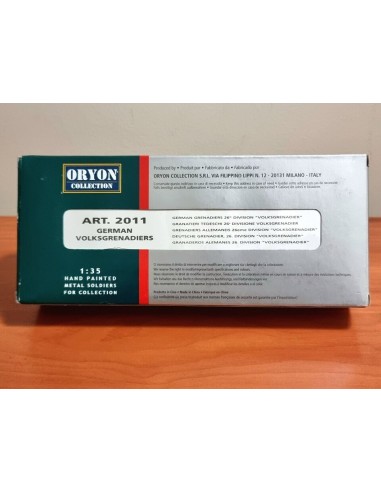 Hand Painted Metal Soldiers German Volksgrenadiers