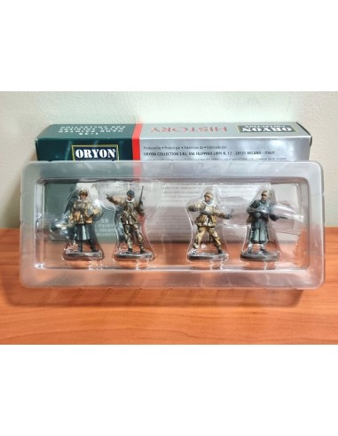 Hand Painted Metal Soldiers German Volksgrenadiers