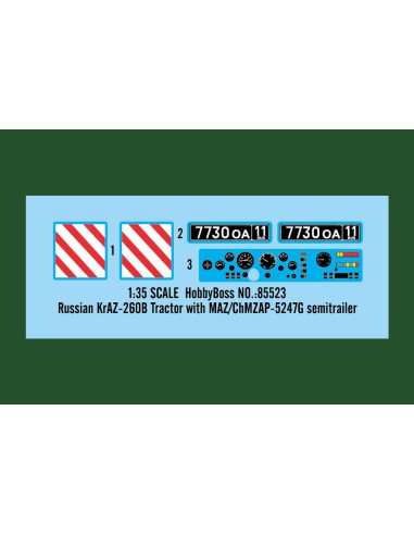 Russian KrAZ-260B & ChMZAP-5247G  LEER...