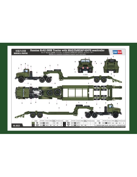 Russian KrAZ-260B & ChMZAP-5247G  LEER DESCRIPCION Y RESUMEN