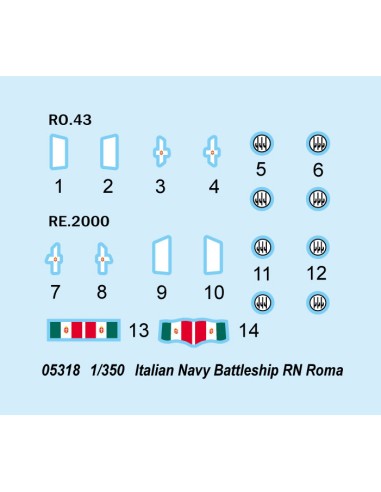 Italian Navy Battleship RN Roma