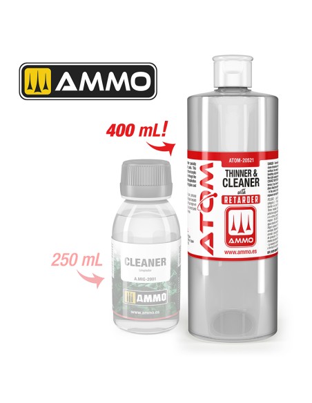 ATOM DILUYENTE Y LIMPIADOR CON RETARDANTE (400ml)