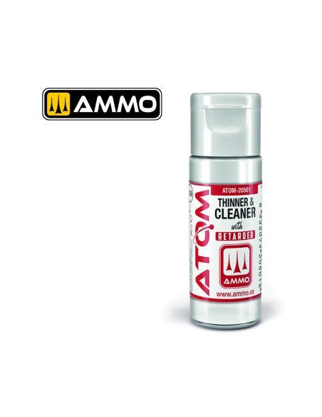 ATOM DILUYENTE Y LIMPIADOR CON RETARDANTE (20ml)