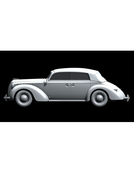 Admiral Cabriolet with open cover, WWII German Passenger Car