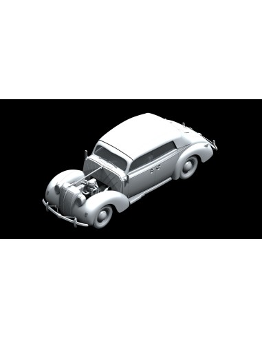 Admiral Cabriolet with open cover, WWII German...