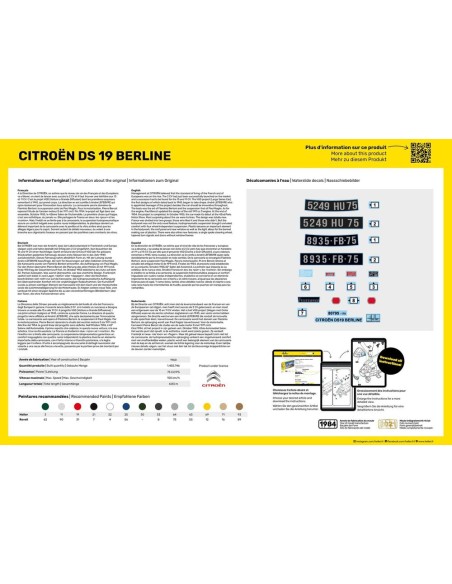 Citroën DS 19 Berline  1/16