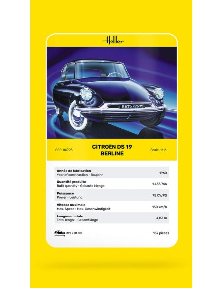 Citroën DS 19 Berline  1/16