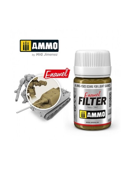 FILTRO OCRE PARA ARENA CLARA