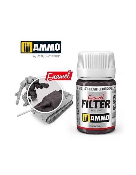 FILTRO MARRÓN PARA VERDE OSCURO