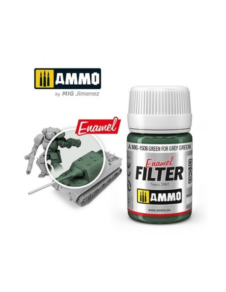 FILTRO VERDE PARA VERDE GRISÁCEO