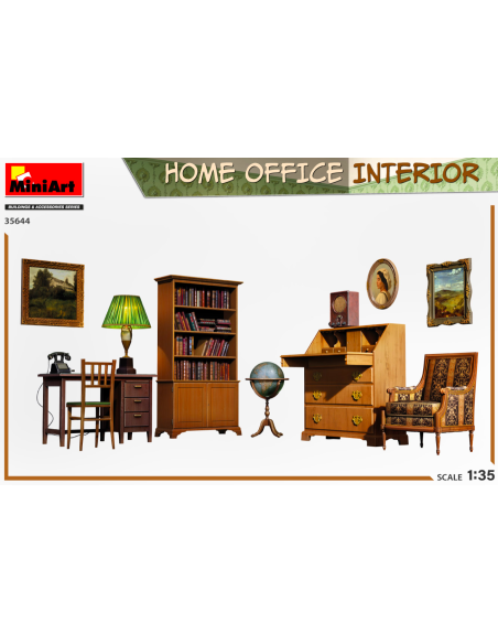 Home Office Interior Building & Accessories Series