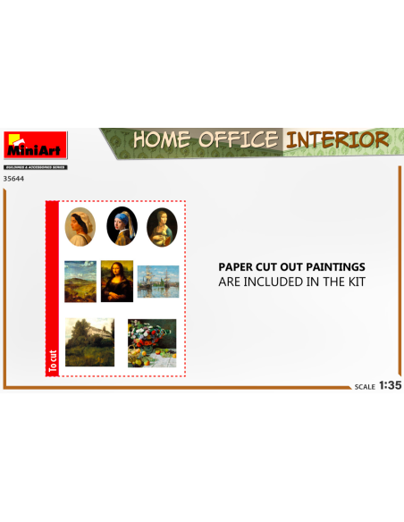 Home Office Interior Building & Accessories Series