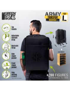 MOCHILA TRANSPORTE MINIATURAS L