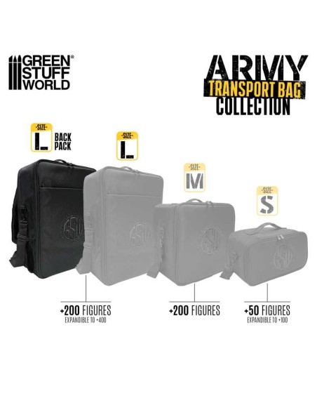 MOCHILA TRANSPORTE MINIATURAS L