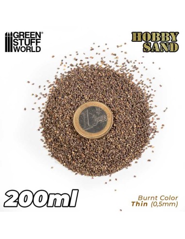 ARENA MODELISMO FINA 200ML - MARRÓN QUEMADO