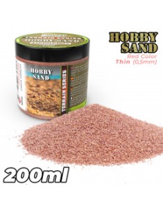 ARENA MODELISMO FINA 200ML - ROJA