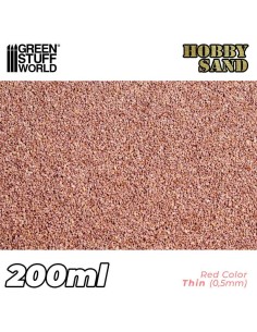 ARENA MODELISMO FINA 200ML - ROJA 2