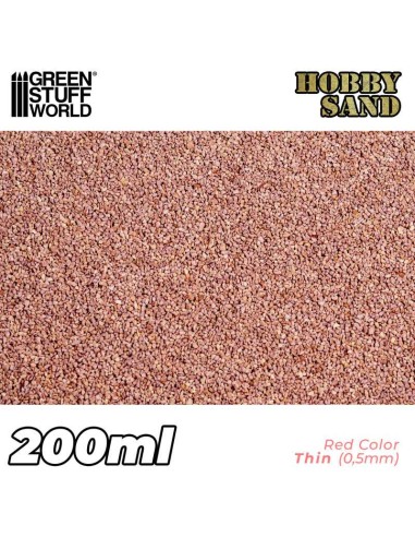 ARENA MODELISMO FINA 200ML - ROJA