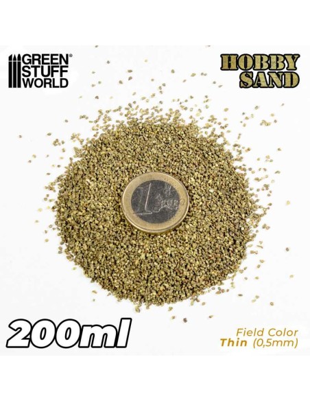 ARENA MODELISMO FINA 200ML - FIELD SAND