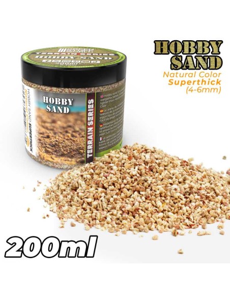 ARENA MODELISMO EXTRA-GRUESA 200ML - NATURAL