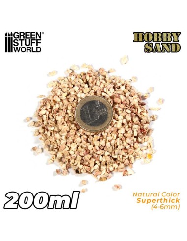 ARENA MODELISMO EXTRA-GRUESA 200ML - NATURAL