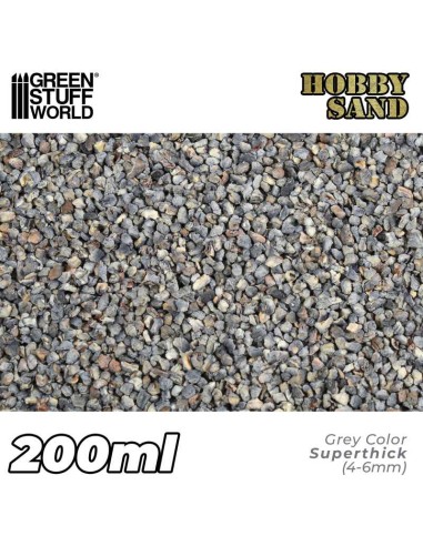 ARENA MODELISMO EXTRA-GRUESA 200ML - GRIS OSCURO