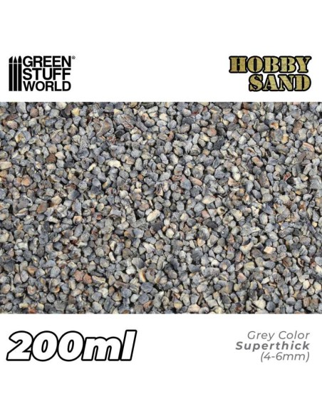 ARENA MODELISMO EXTRA-GRUESA 200ML - GRIS OSCURO