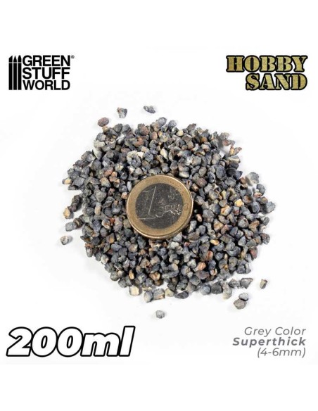 ARENA MODELISMO EXTRA-GRUESA 200ML - GRIS OSCURO