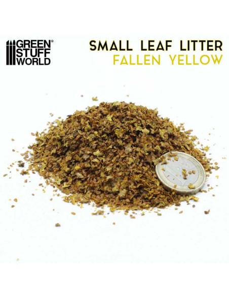 HOJAS NATURALES PEQUEÑAS - AMARILLAS