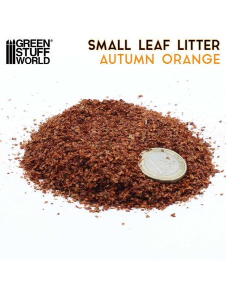 HOJAS NATURALES PEQUEÑAS - NARANJA OTOÑO