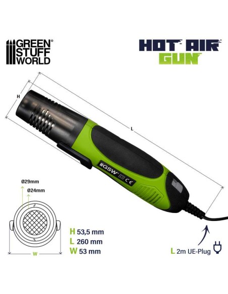 PISTOLA DE AIRE CALIENTE 450W