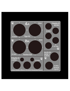 PLANTILLA PARA RUEDAS VARIOS MODELOS TIGER, PHANTER...