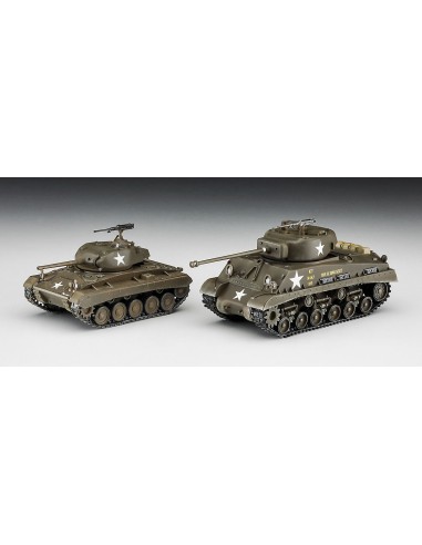 M4A3E8 Sherman And M24 Chaffee 'U.S. Army Main...