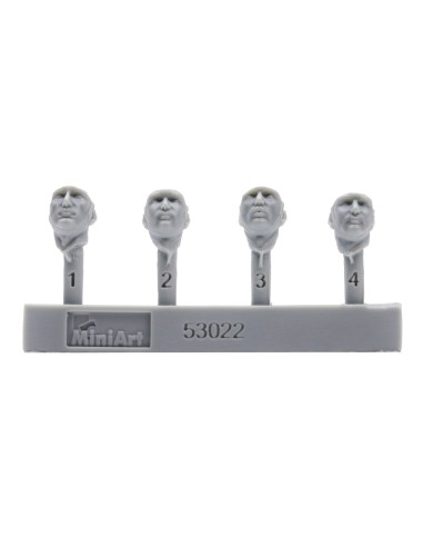 German Tank Riders Set 1 - Resin Heads